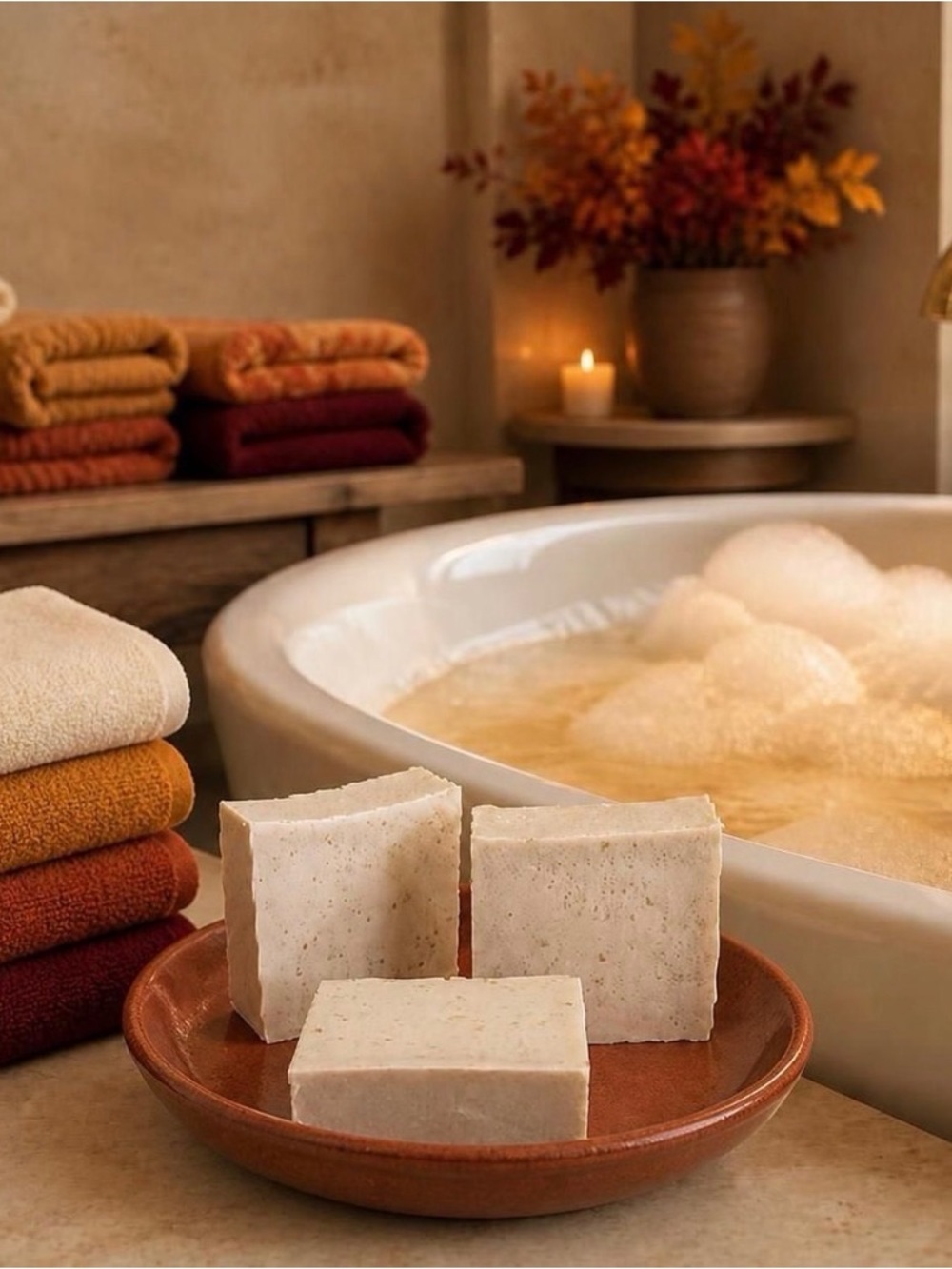 Oatmeal Shea Butter Blend Soap Orchid & Vine Skin nutrition Milk & Honey Cream